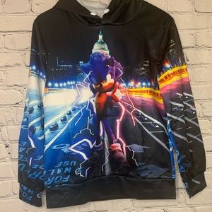 NWOT Boys Sonic Hoodie Sweater